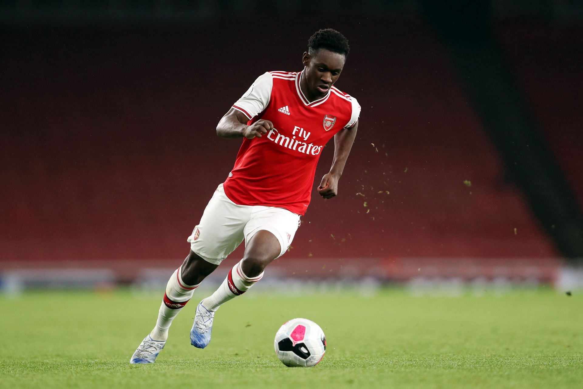 Balogun in action for Arsenal's U-23 side